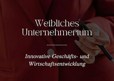 Weibliches Unternehmertum
